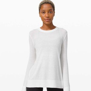 NWOT Lululemon Sincerely Yours Sweater - White, 4